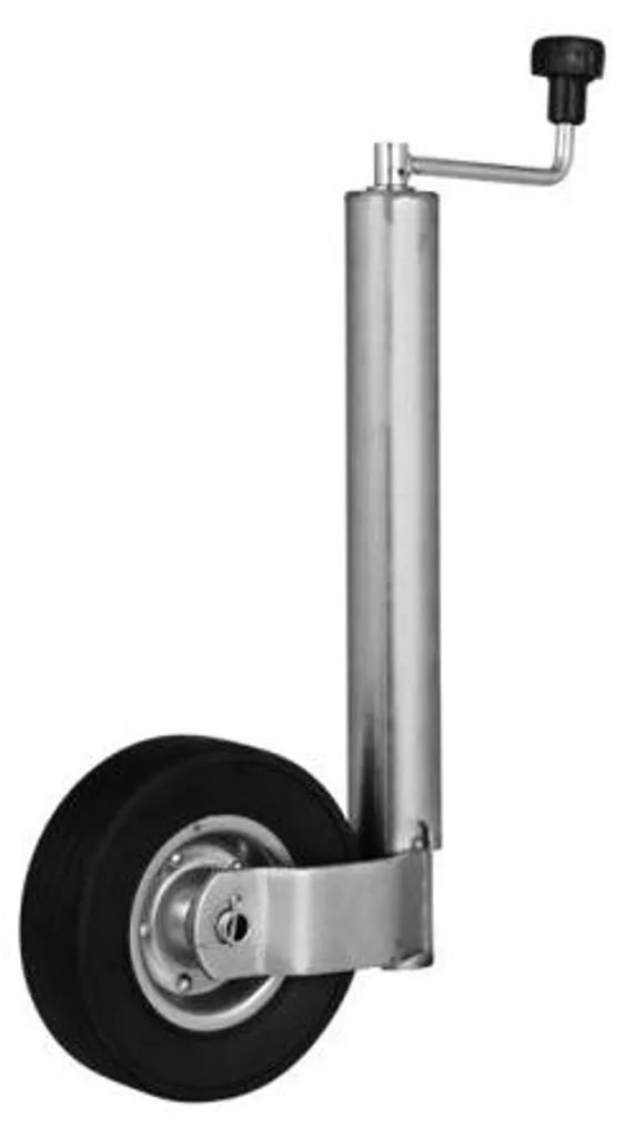 Roue jockey anti-enfoncement 60 mm 220x60 pour remorque sur gazon