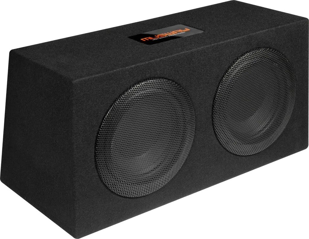 Double Caisson de Basses 2x16.5cm MUSWAY MR-206Q Reflex Haute Fidélité