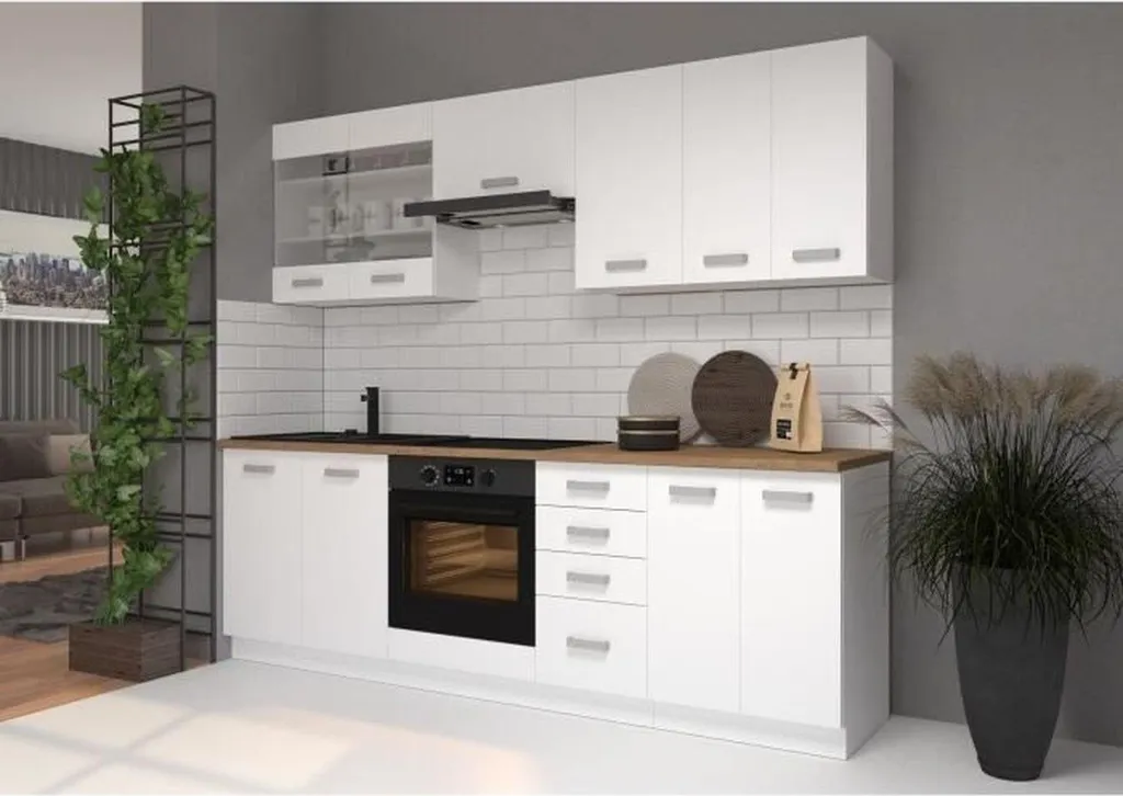 Meuble d'appoint 40 x 52 x 82 cm - Rangement Compact Multi-usage Bois