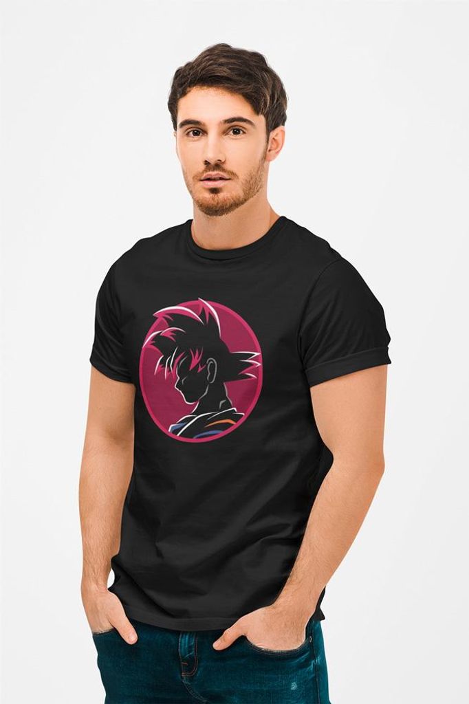 D&B Uni Polo AN00004_Dragon Ball_Schwarz-Größe S