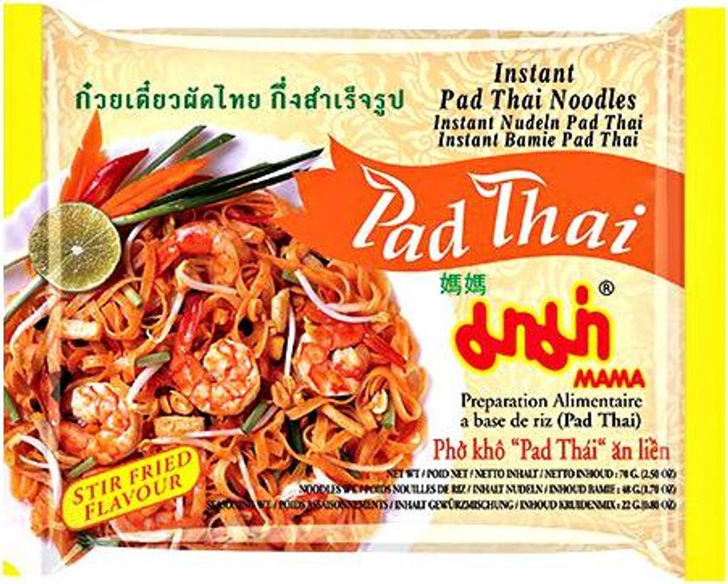 Mama | Instant-reisnudeln Mit Pad-thai-geschmack - 70g - Produktbild 