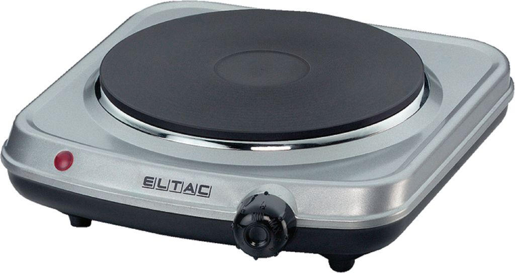 ELTAC Einzelkochplatte EK 18 silbermetallic, 1500 Watt Produktbild