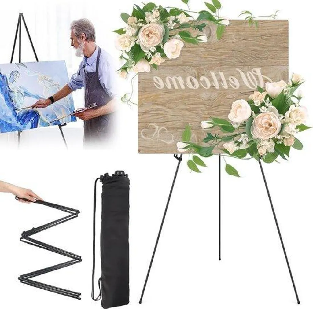 Chevalet pour Plan de Table de Mariage - Support Photo et Affiche Nomade
