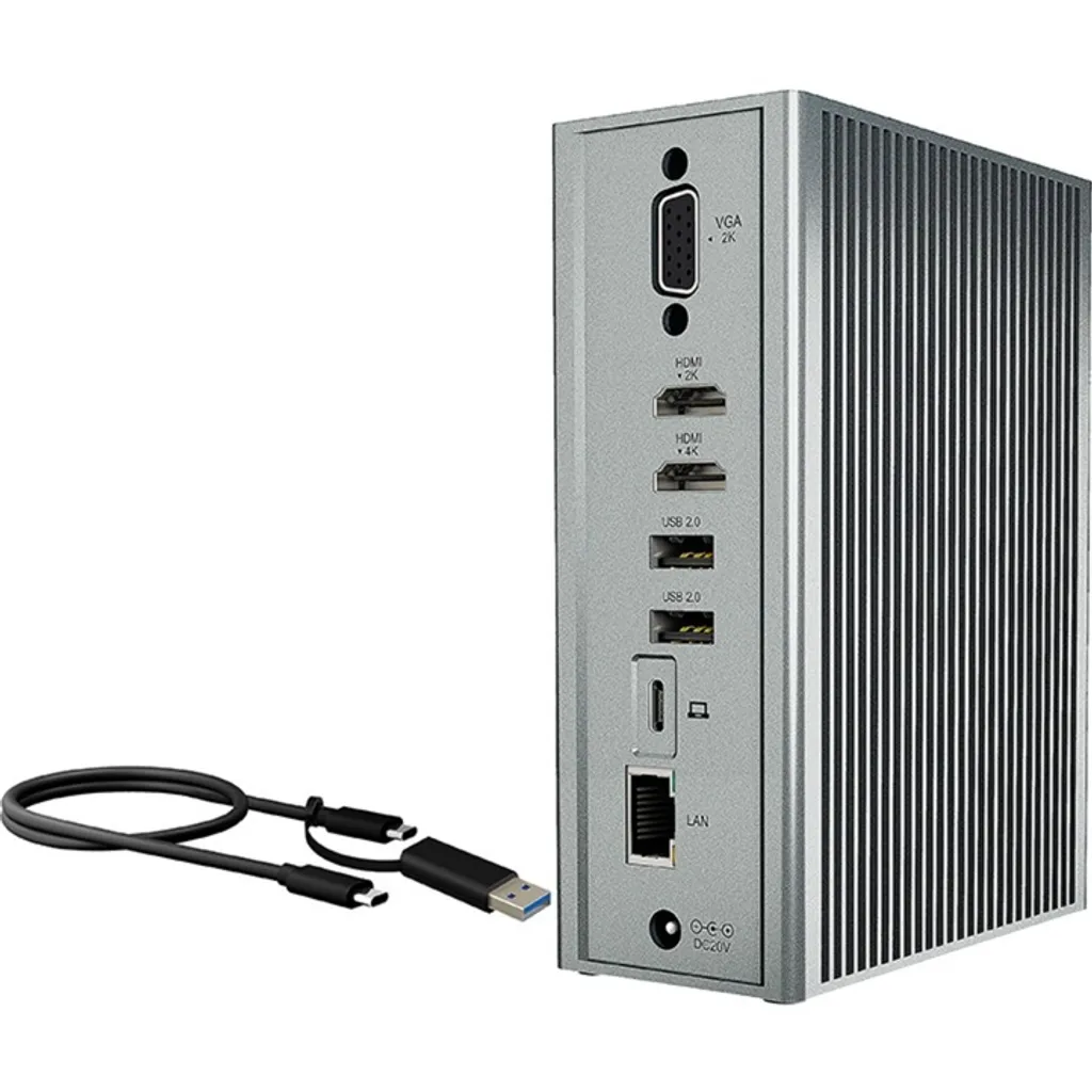 Station accueil pour ordinateur portable RaidSonic double écran 4K - 5