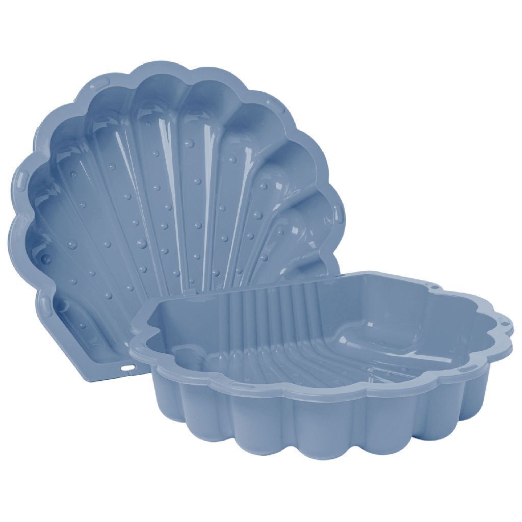 Schelpvormige zandbak, blauw Productafbeelding 
