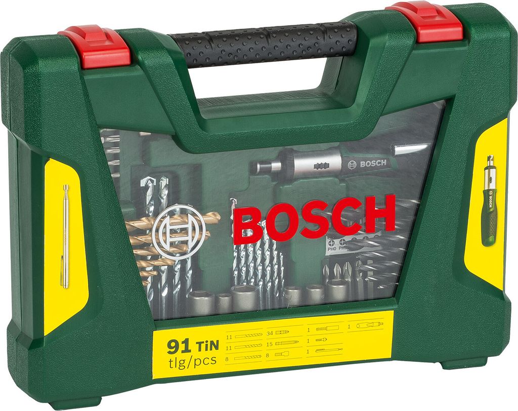 Bosch 2 607 017 195, Vrtačka, Sada vrtáků, Kov, Kámen, Obrázek produktu 