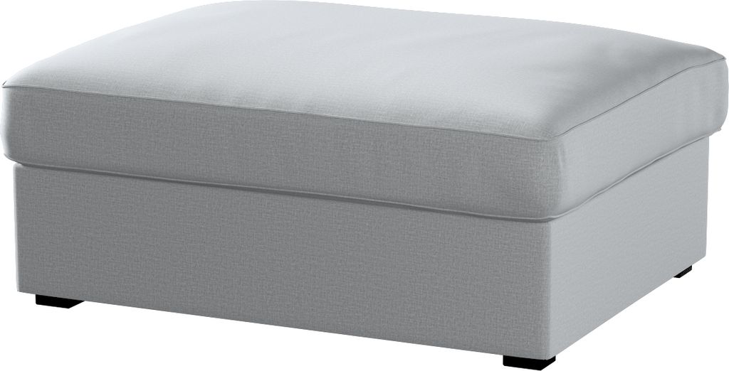 Dekoria Bezug für Kivik Hocker, dunklegrau, Bezug für Hocker Kivik