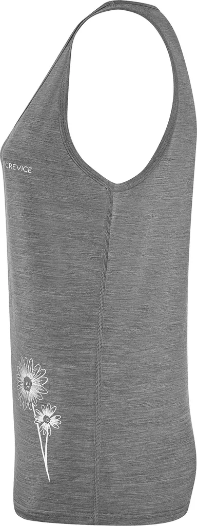 Canotta Tecnica Merino Black Crevice Grigio 36 | Strato Base Donna - 2