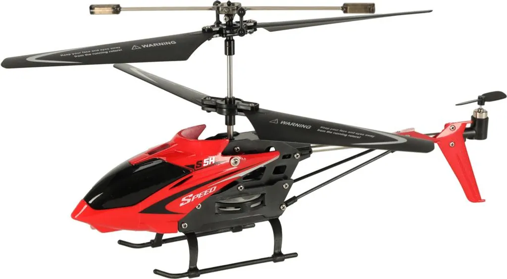 SYMA S5H Hélicoptère Télécommandé Rouge avec Décollage à une Touche