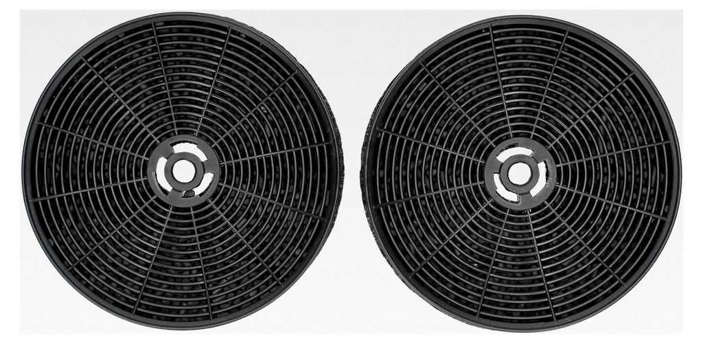 Aktivkohlefilter für Dunstabzugshaube 2er Set 160mm Ø