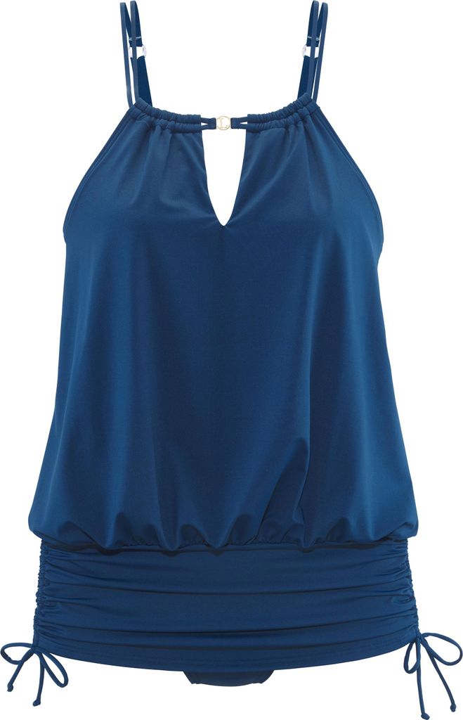 LASCANA Badekleid marine Größe 40 Cup C/D