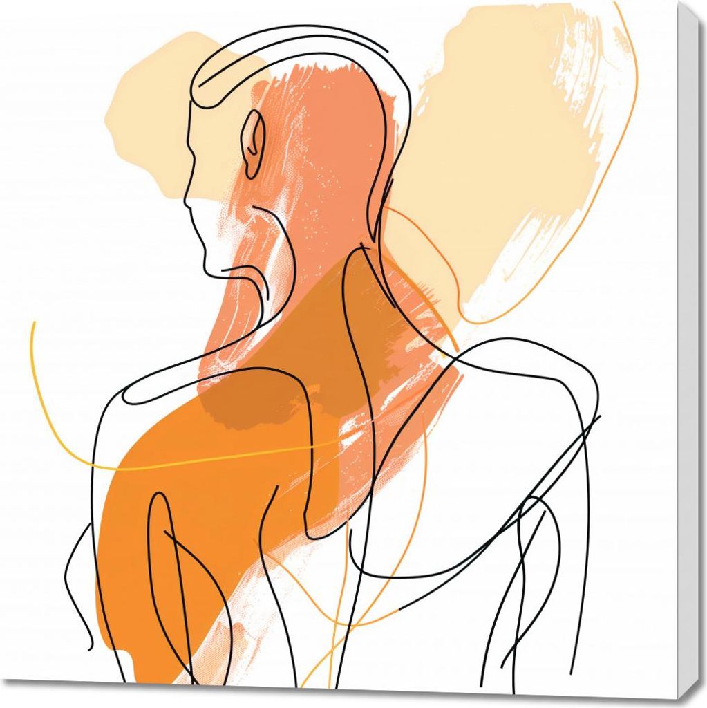 Bild 90x90cm Kontur Eigentum