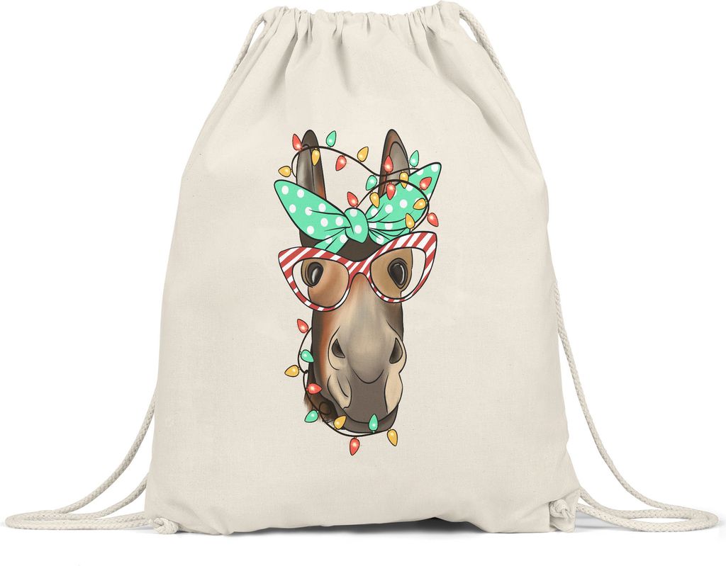 Frohe Weihnachten Turnbeutel Gymsack  Weihnachten Merry Produktbild 