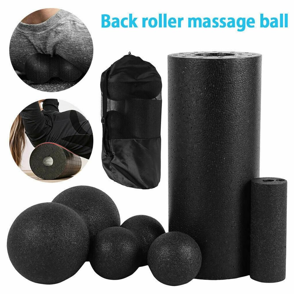 Faszienrolle Set Roller Massagerollen Duoball Massageball 