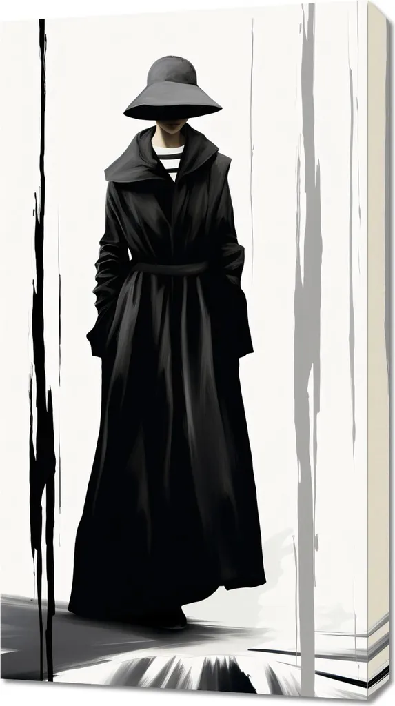 Quadro 50x90 cm Mroczna Taina (Il mistero oscuro)