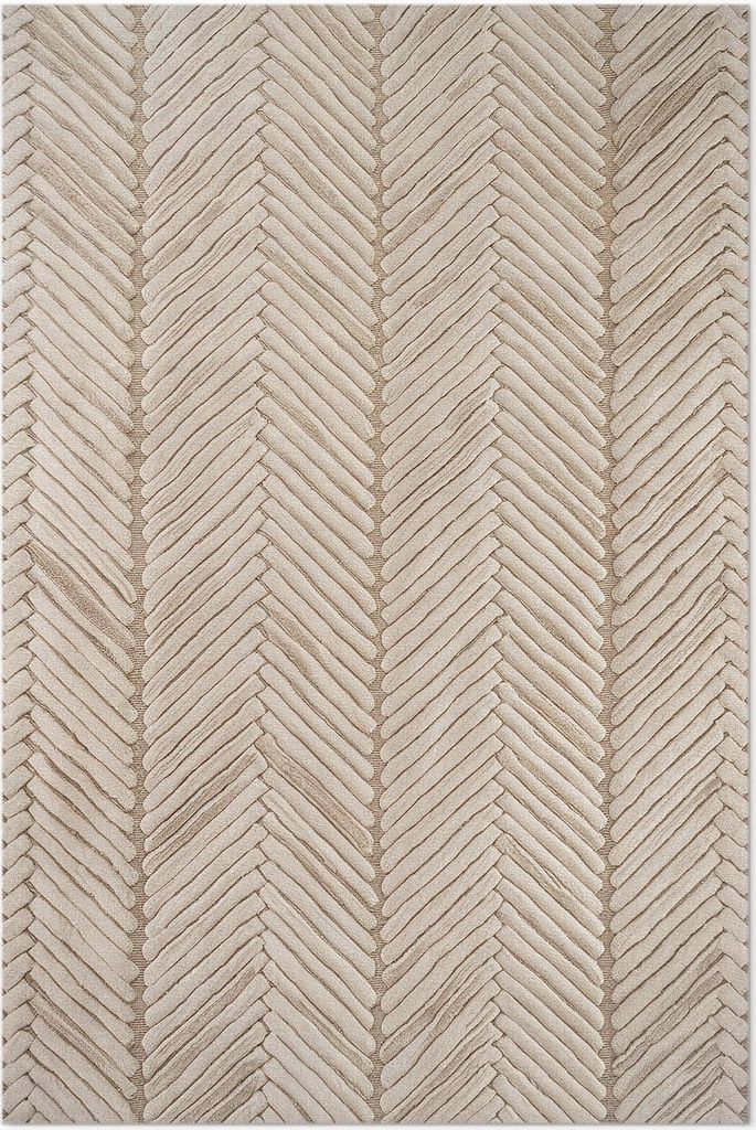 Indischer Vintage-Boho-Fischgrätenzopf – Vinylteppich – 150x225 cm – Indoor Teppich – Flur – Pflegeleicht – Modern