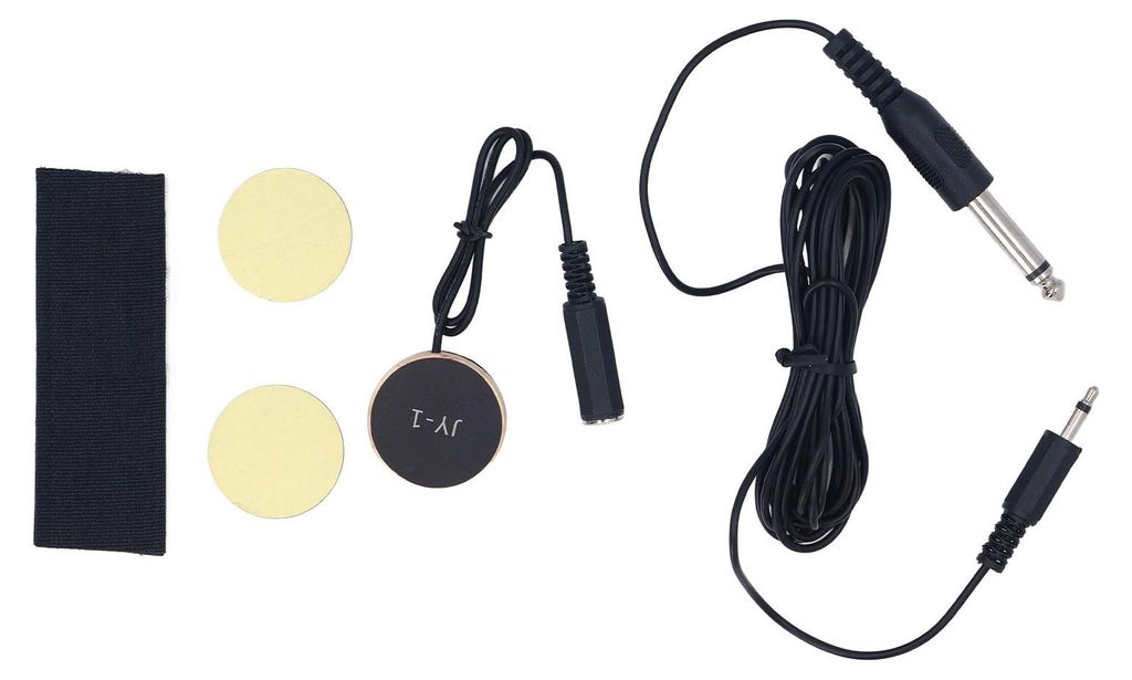 Patch-Tonabnehmer für Akustikgitarre, multifunktionaler, empfindlicher Gitarren-Kontakt-Tonabnehmer für Performance