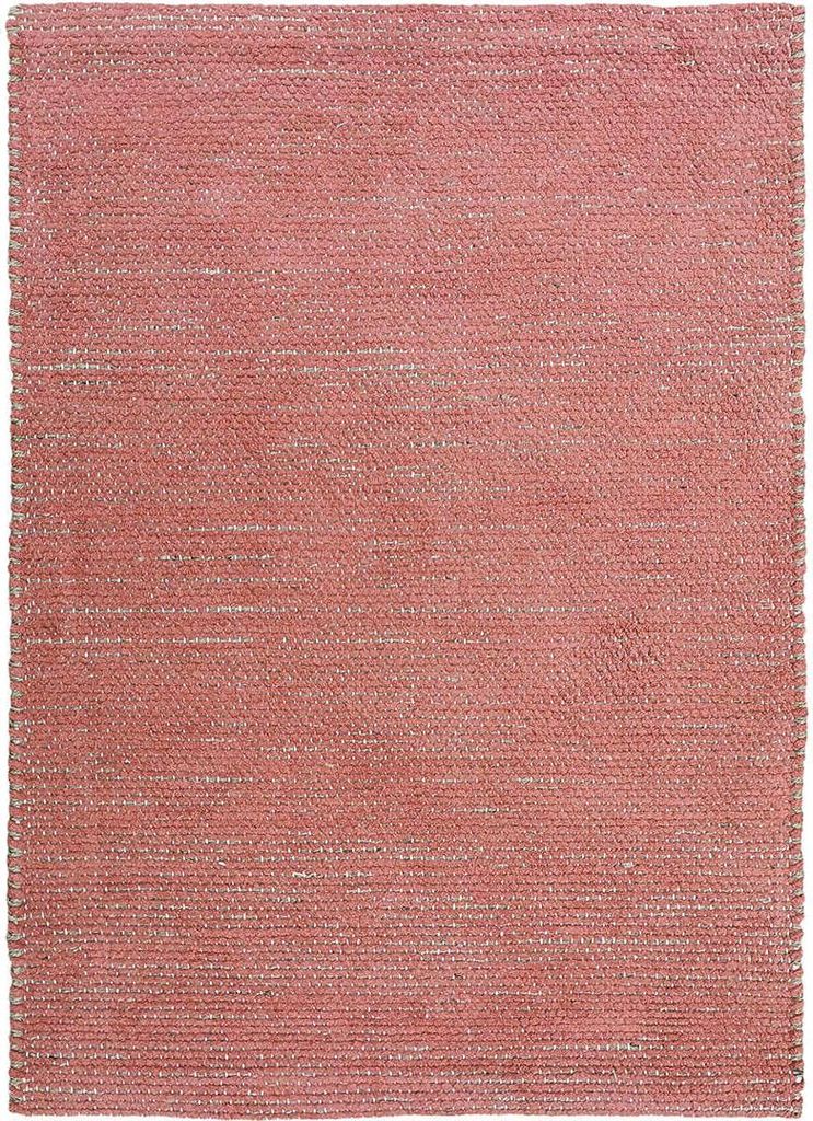 Teppich aus Jute und Baumwoll-Chenille in Terrakotta 160x230