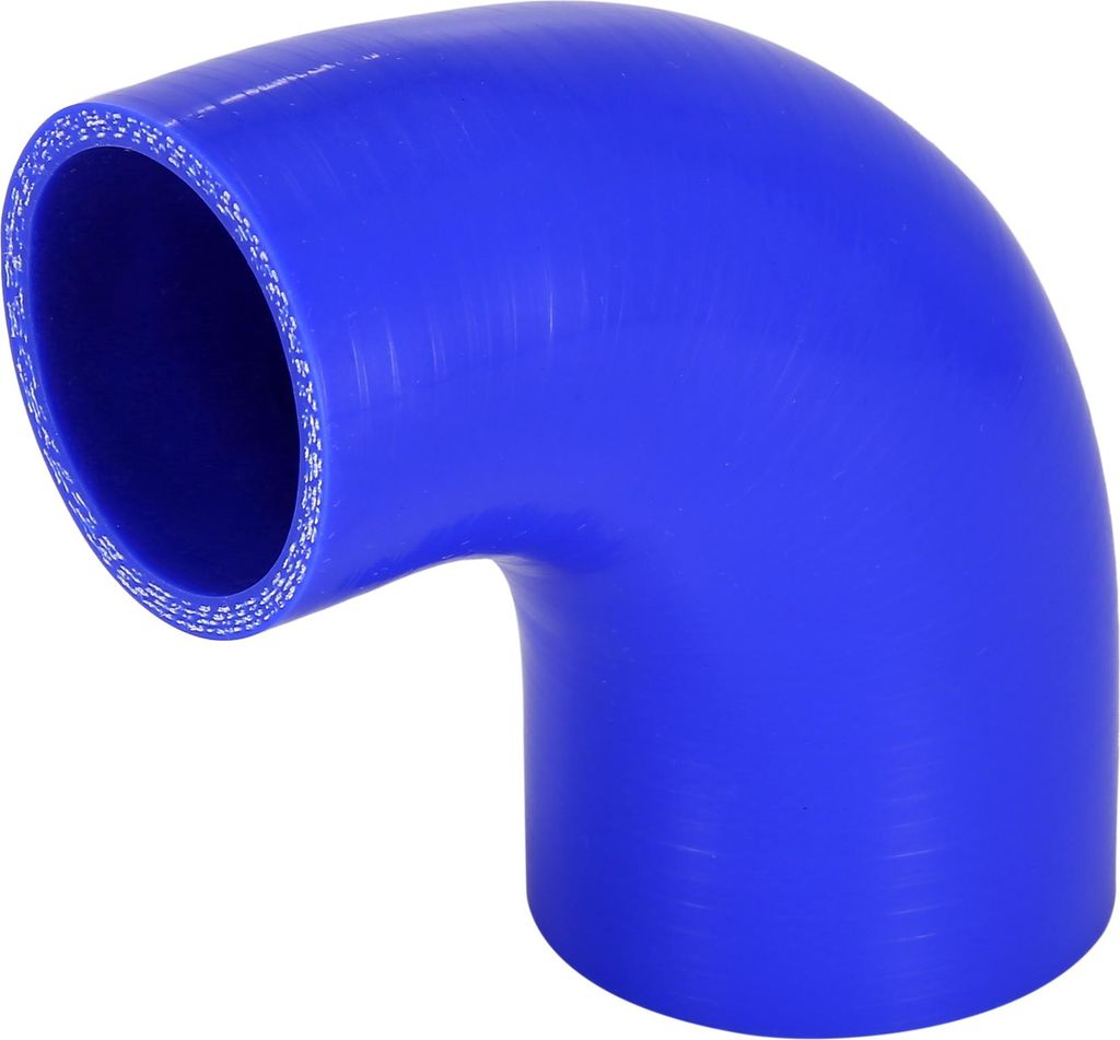 Auto 90 Grad Kupplung Silikonschlauch Blau 51-63mm 2"-2.5" Innendurchm.