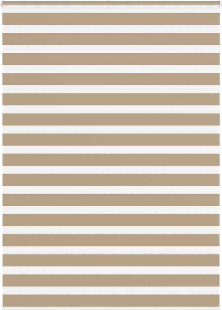 Doppelrollo Sandbraun 165x200 cm Stoffbreite 160,9 cm Polyester