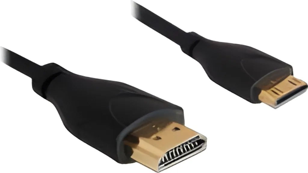 Delock Cavo HDMI Mini C 1m Sottile - Alta Velocità Ethernet 4K 60Hz