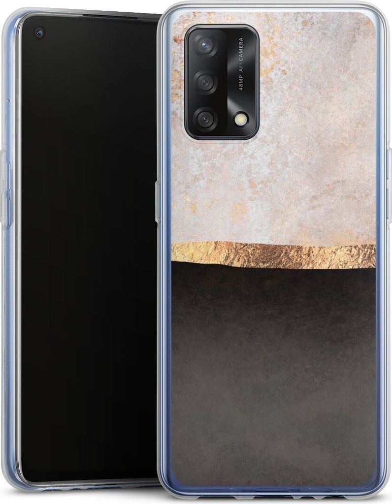 DeinDesign Handyhülle für Oppo A74 Silikon Hülle Case Smartphone Schutzhülle Abstrakt Black & White Trends