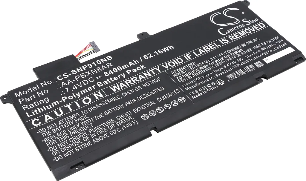 Batterie haute capacité pour Samsung 900X4B-A02 avec cellules longue durée