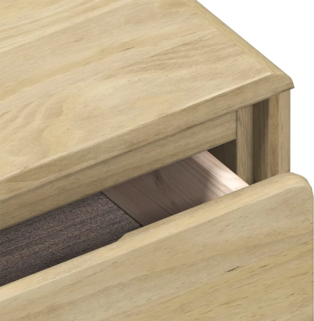 Console en pin massif SAUDA finition chêne - Table d'appoint chic - 13
