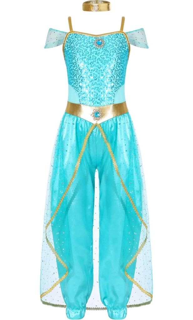 A full-body view of a child's costume laid flat against a white background.