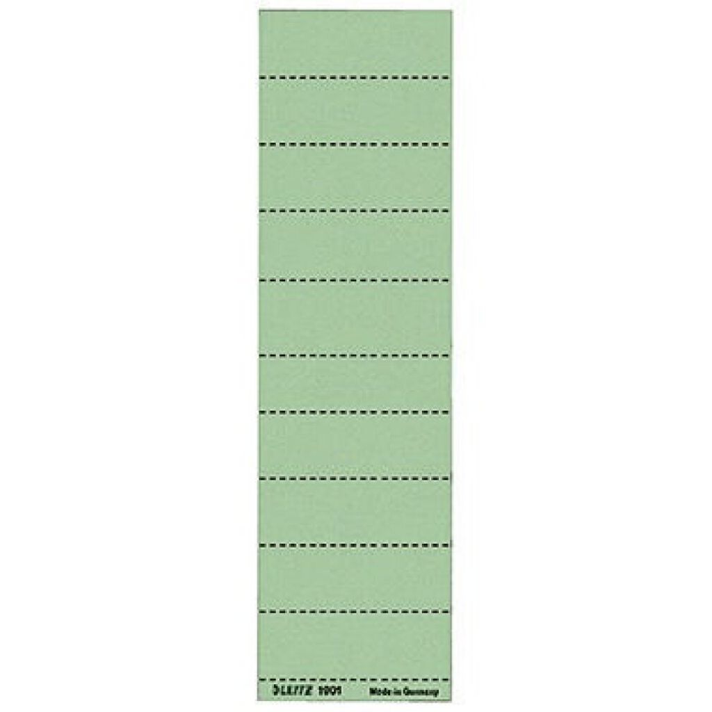 Leitz 1901-00-55 1901 Blanko-Schildchen - Karton, 100 Immagine del prodotto 