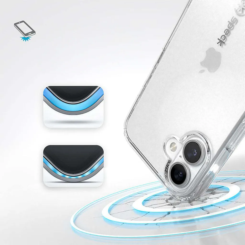 Coque iPhone 16 Plus Speck Gemshell antichoc transparente premium