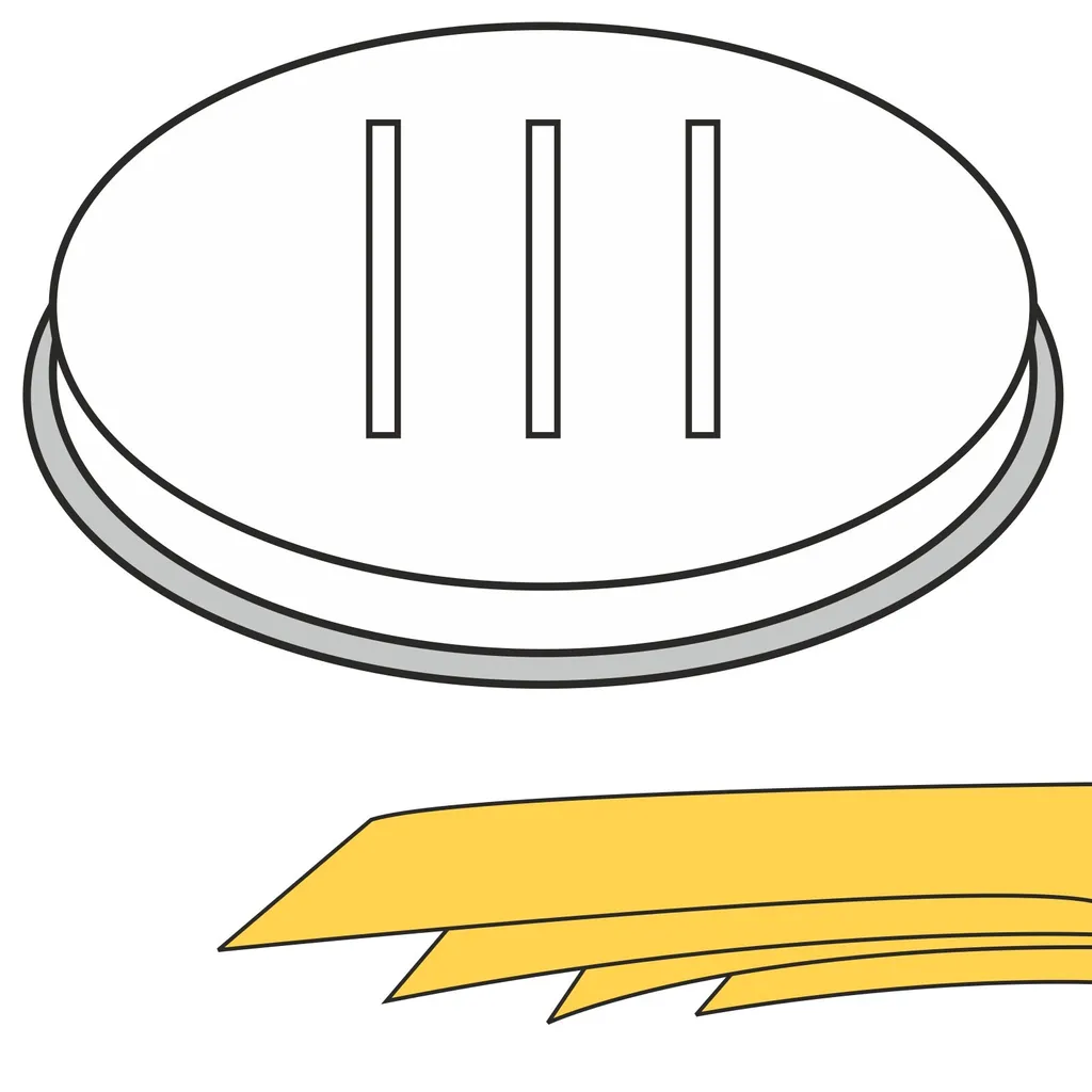 Pointe à pâtes PAPPARDELLE 16x1mm Hendi 229385 pour machine MPF2.5/4