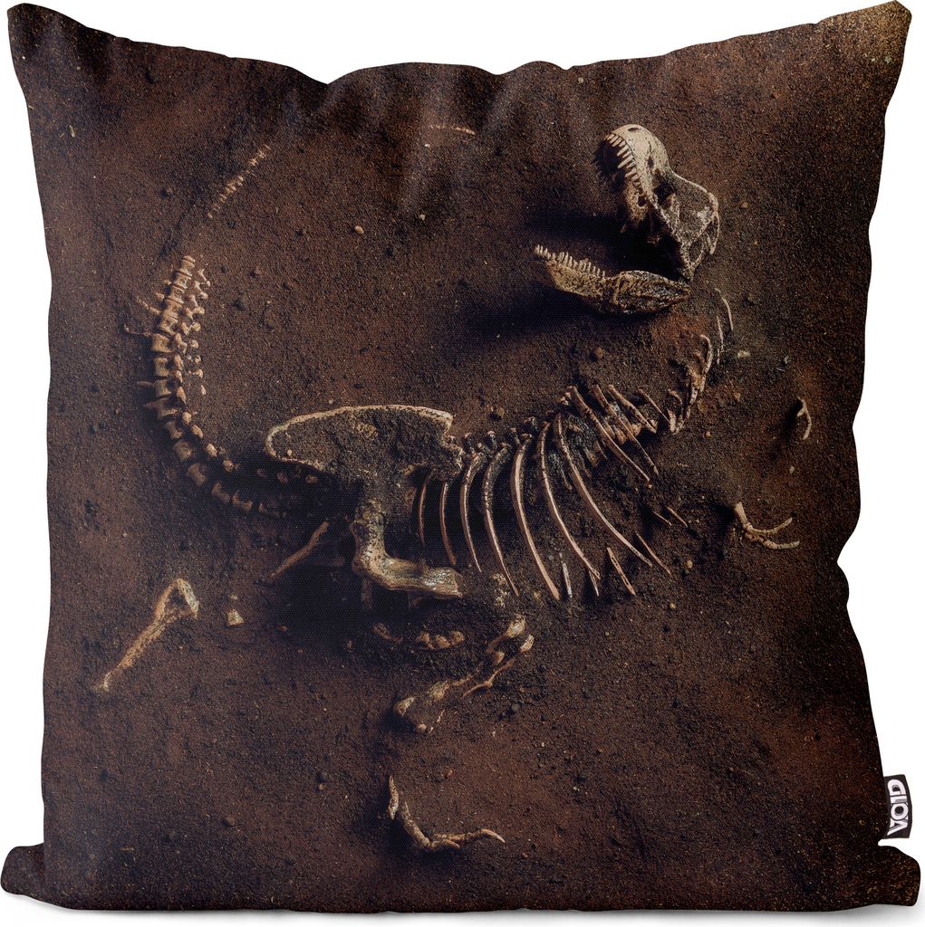 VOID Dino Dinosaurier Fossilien Kissenbezug Kissenhülle Sofakissen Kissen Deko Outdoor-Kissen Dekokissen