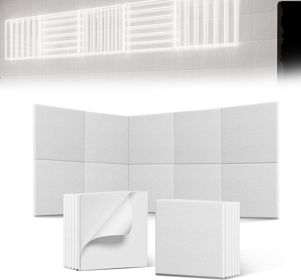 UISEBRT 12 stuks akoestische panelen, 30x30 cm, platte Productafbeelding 