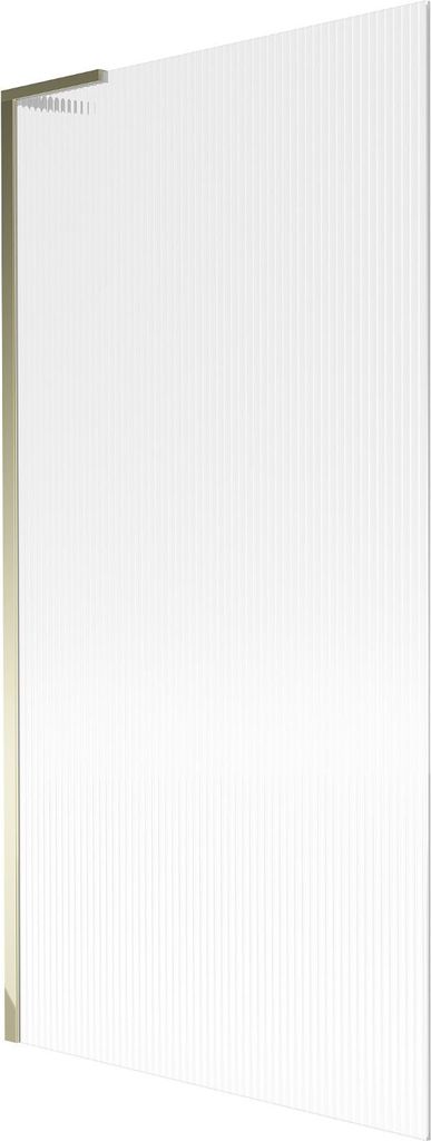 Mexen Next L Badewannen-Faltwand, 1-flügelig, 90 x 150 cm, Streifen, Gold - 895-090-000-03-09-50