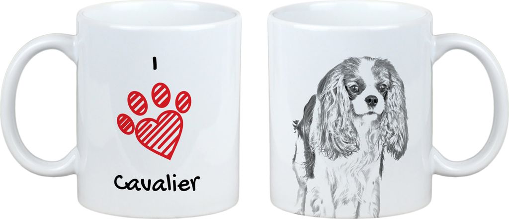 Cavalier King Charles Spaniel - Tasse mit Hund, entzückende Tasse mit Grafik, Geschenk mit Ihrem Foto von der Marke Art-Dog