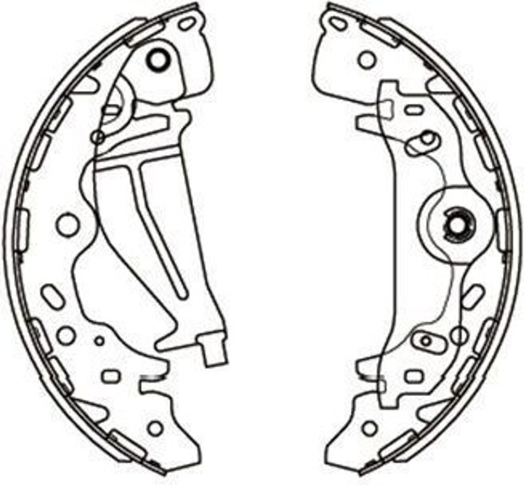 KAVO PARTS Bremsbackensatz Trommelbremse Hinten für HYUNDAI H-1 Travel (TQ) 294mm KBS-3405