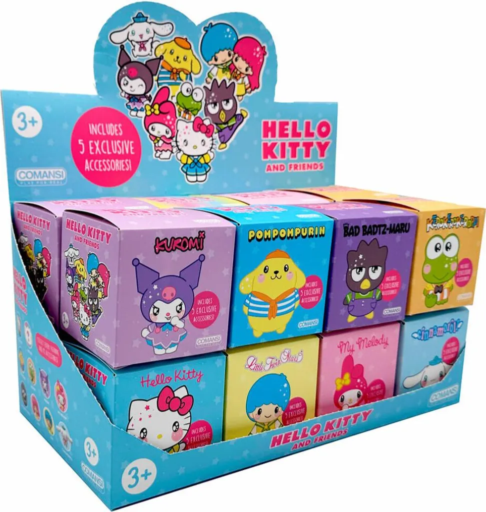 Statue Hello Kitty assortie 6cm - Mini figurine de décoration Kawaii