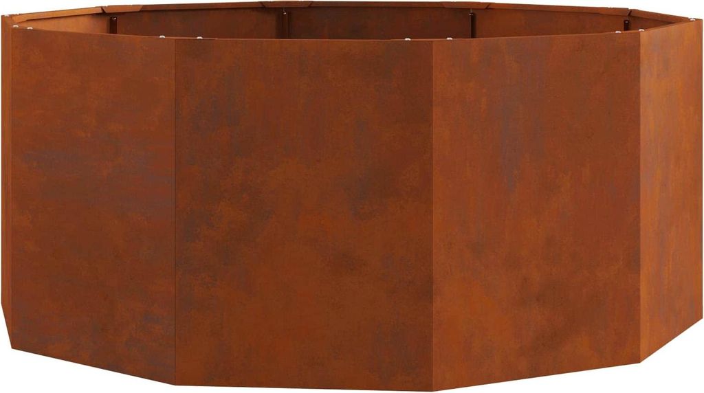 Pflanzkübel Rostig 120 x 120 x 50 cm Wetterfeststahl
