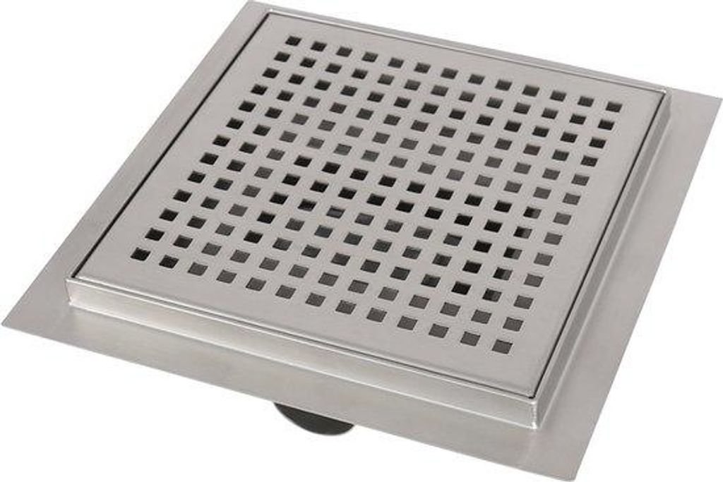 Con flangia - Quadrato - 20 x 20 cm - Acciaio inossidabile Immagine del prodotto 