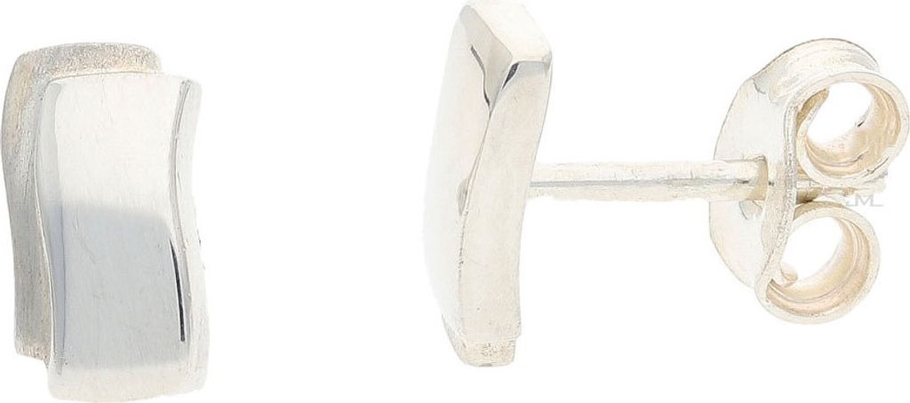 JuwelmaLux Ohrstecker 925 Silber rechteckig JL30-06-4685