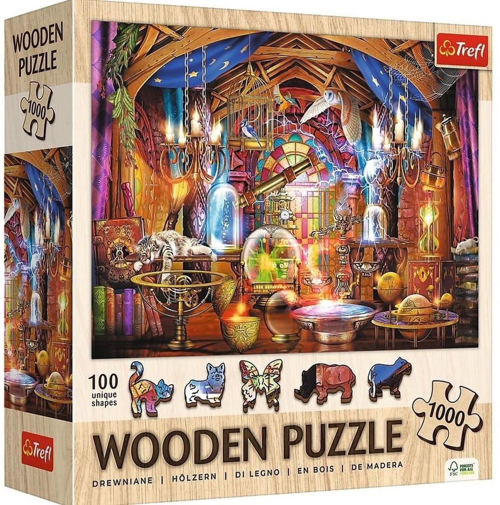 TREFL Holzpuzzle Magick Chamber 1000 dlks Produktbild 