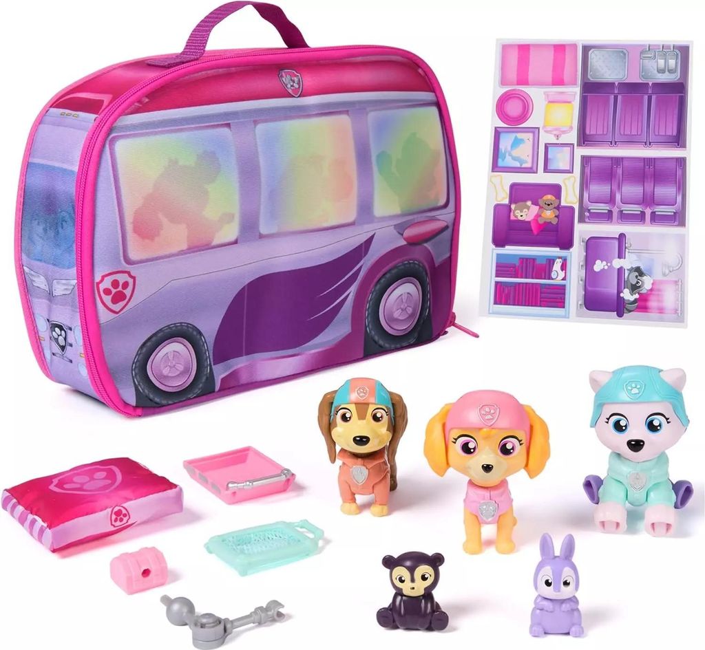SPIN MASTER SPIN Psi Patrol zest.z fig.Camping she Skye Immagine del prodotto 