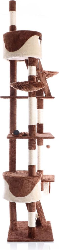 Wiltec Kratzbaum 240-260 cm beige/braun, Katzenkratzbaum Produktbild 7