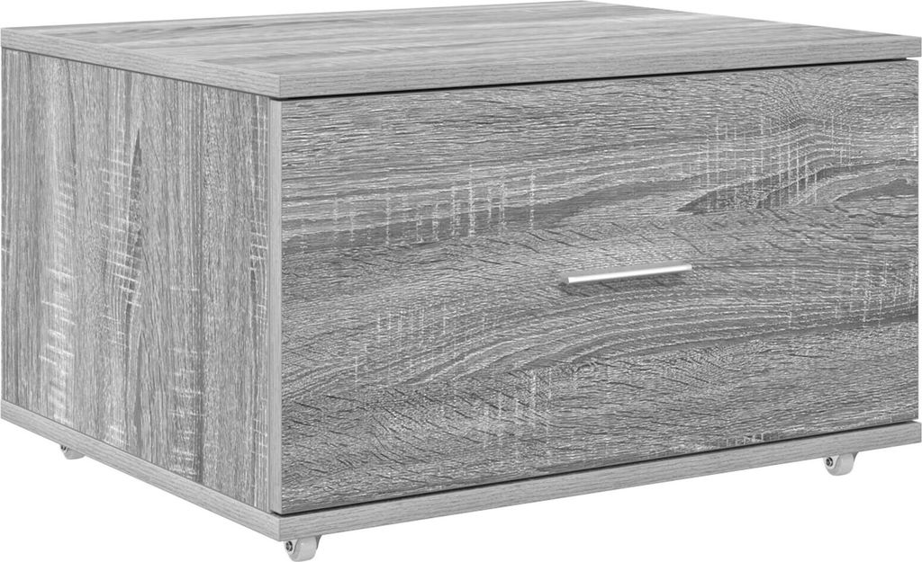Möbel Schubladenschrank Grau Sonoma Holzwerkstoff Mittel Rechteckig - Kommoden 869311
