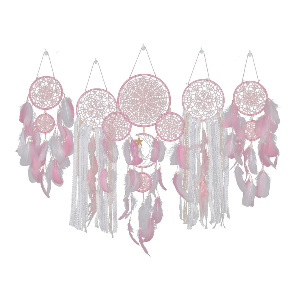 Attrape-rêves pour chambre d'enfant - Décoration murale douce et poétique