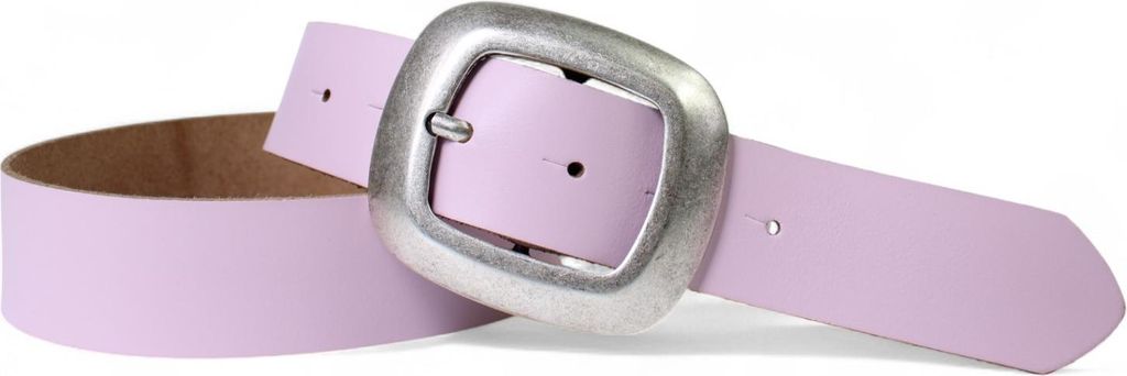 FRONHOFER Damengürtel 4 cm, große Schnalle in altsilbern, echt Leder Gürtel