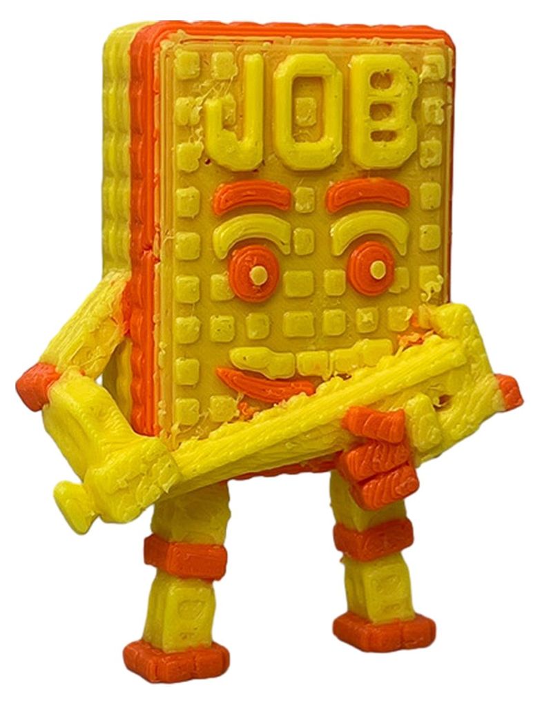 3D-gedruckte Schreibtischfigur, flexibles, bewegliches Fidget-Toy, Sammlerstück, Dekoration für Homeoffice und Chefsessel