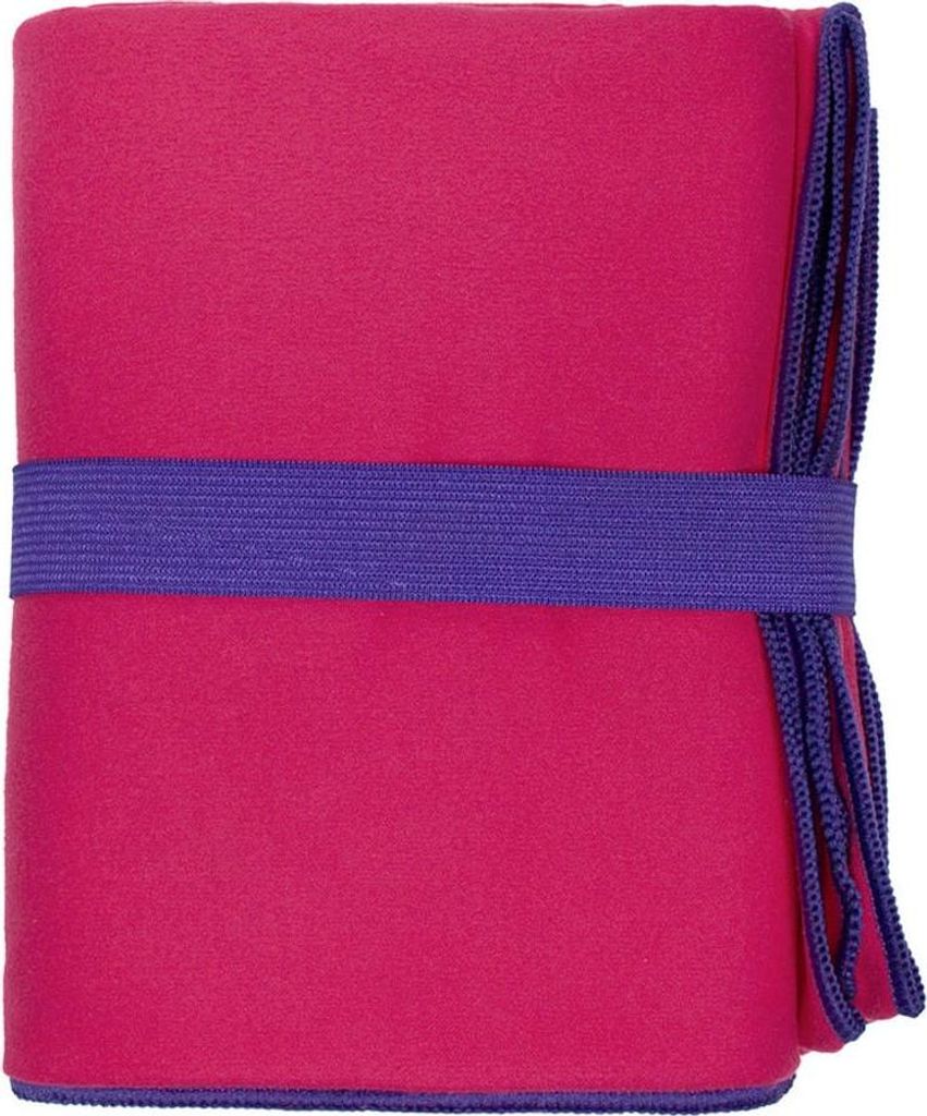 Schnelltrocknendes Mikrofaserhandtuch 80x130 FITNESS Rot