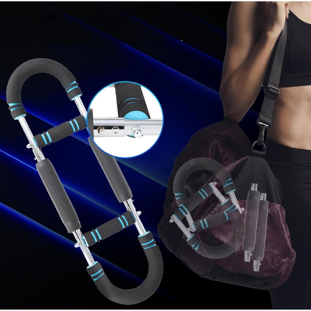 Appareil de musculation pour les pectoraux Twister Arm Trainer – Barre de musculation portable et détachable – (30-50 kg). - Sport Appareil de musculation pour les pectoraux Twister Arm Trainer – Barre de musculation portable et détachable – (30-50 kg). - Sport